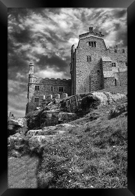 St Michaels Mount, Cornwall Framed Print by Ian Cocklin