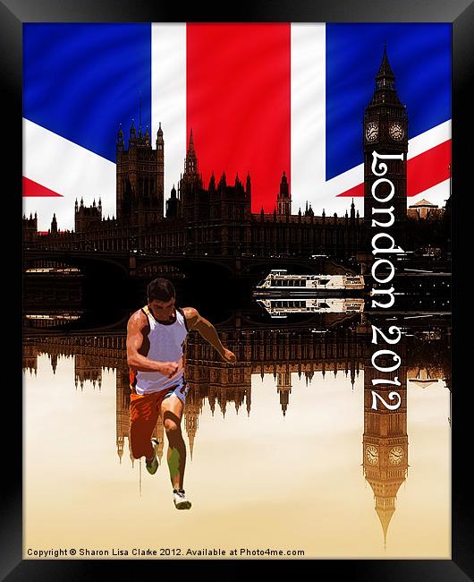 London olympics (portrait) Framed Print by Sharon Lisa Clarke