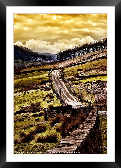 Road to the Hills Framed Mounted Print by K7 Photography