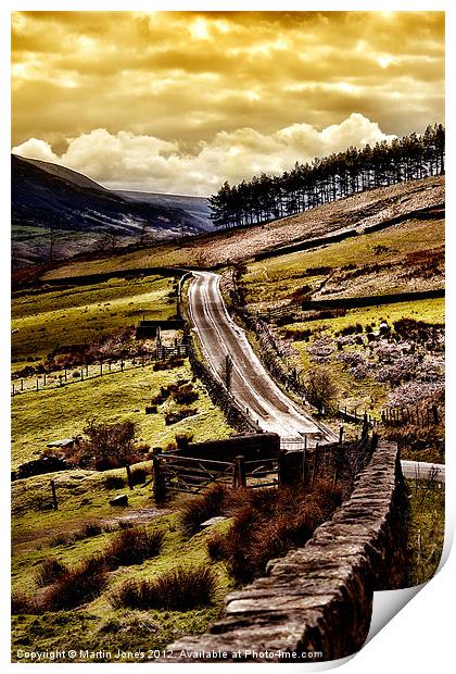 Road to the Hills Print by K7 Photography