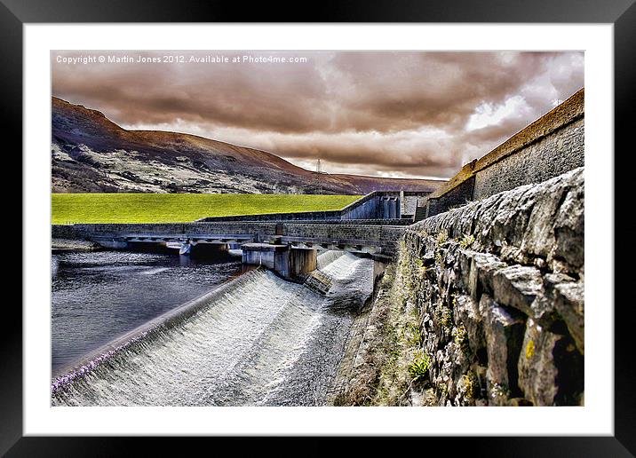 The Spillway Framed Mounted Print by K7 Photography