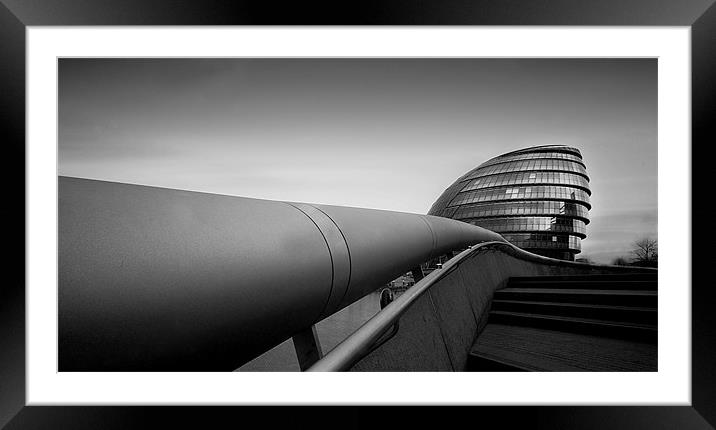 London City Hall Framed Mounted Print by Dave Wragg
