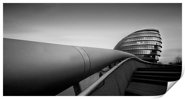London City Hall Print by Dave Wragg