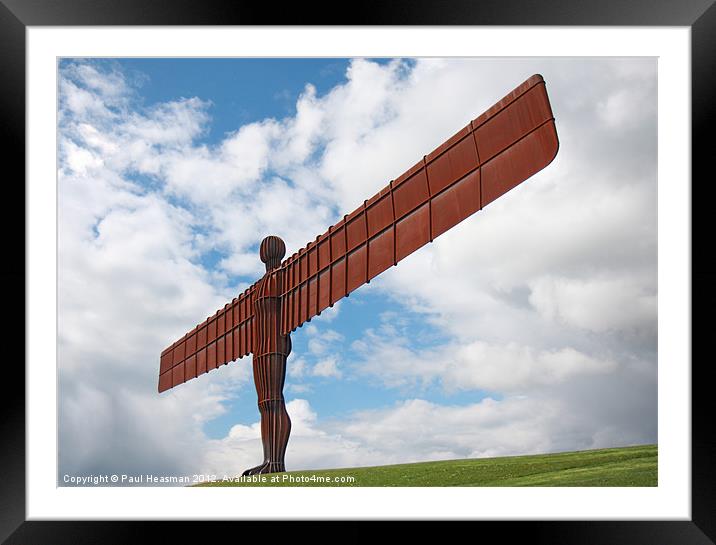 Angel of the North Framed Mounted Print by P H