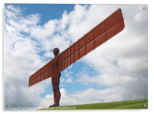 Angel of the North Acrylic by P H