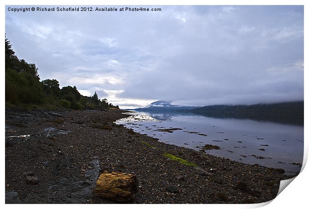 Loch Linnhe Print by Richard Schofield