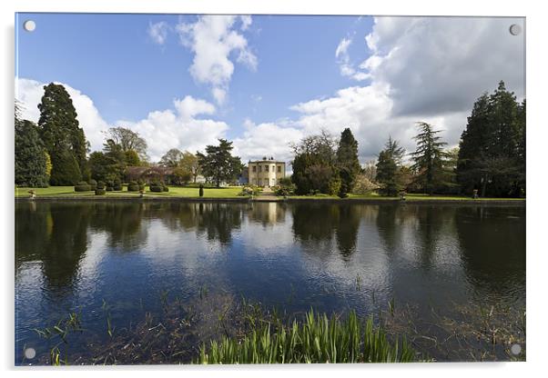 Thorp Perrow Lake Reflection Acrylic by Kevin Tate