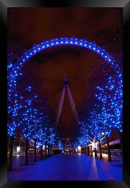 London Eye Framed Print by Andrew Holland