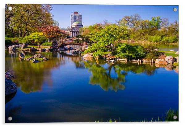 osaka japanese garden Acrylic by Jonah Anderson Photography