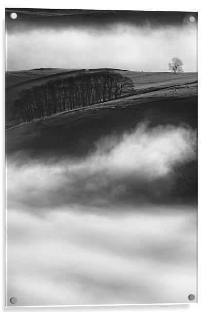 Peak District Landscape Acrylic by Natures' Canvas: Wall Art  & Prints by Andy Astbury