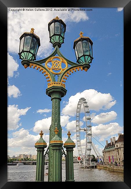 FROM WESTMINSTER BRIDGE Framed Print by Helen Cullens