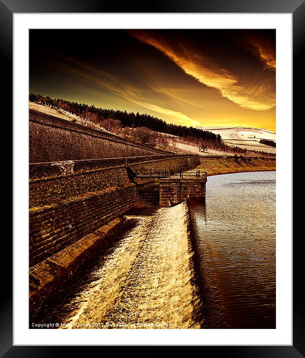 Dawn over Woodhead Framed Mounted Print by K7 Photography