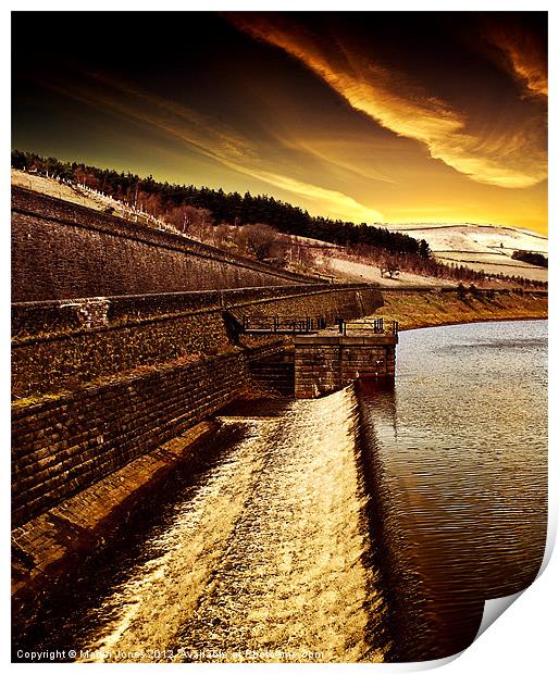 Dawn over Woodhead Print by K7 Photography