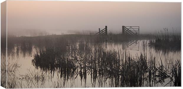 Elmley Marshes Canvas Print by Peter Oak