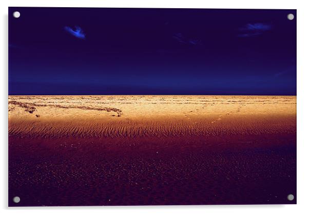 the sky, the sand and the sea Acrylic by Marc Melander