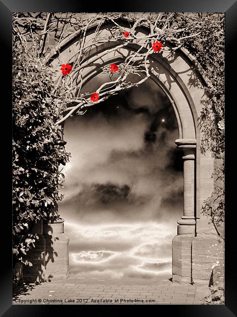 Secret Archway Framed Print by Christine Lake