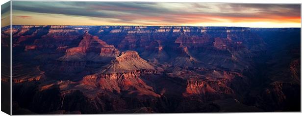 Canyon Sunrise Canvas Print by Dave Wragg