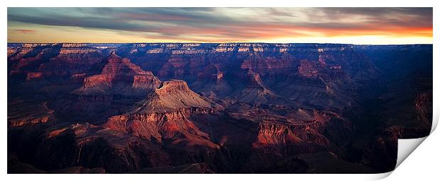 Canyon Sunrise Print by Dave Wragg
