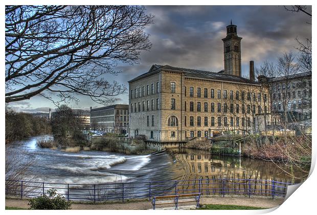 Salts Mill Print by Andrew Holland