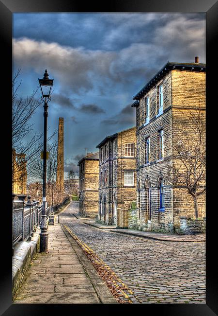 Saltaire in HDR Framed Print by Andrew Holland