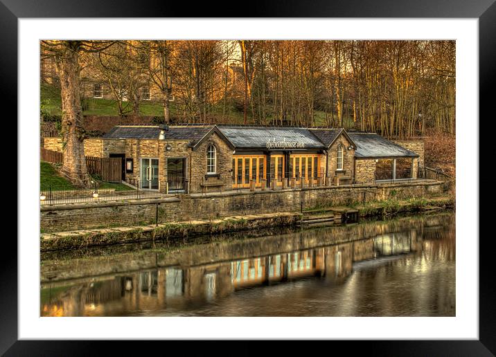 The Boathouse, Salatire Framed Mounted Print by Andrew Holland