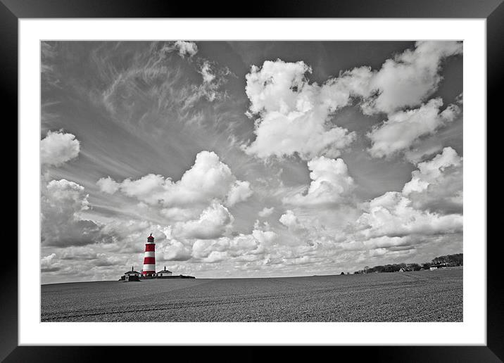 Amazing Skies over Hapisburgh Lighthouse Framed Mounted Print by Paul Macro
