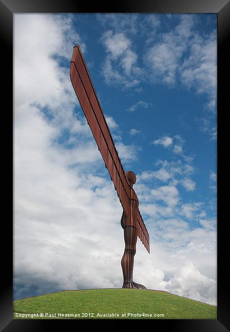 Angel of the North Gateshead Framed Print by P H