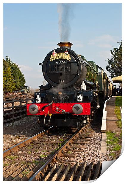 Steam Train Print by David Tyrer