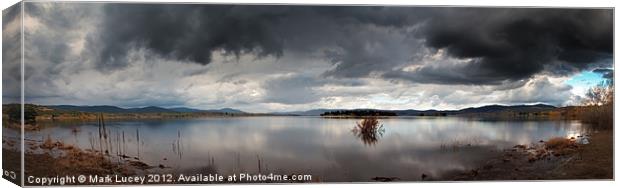 The Lakes' Shore Canvas Print by Mark Lucey