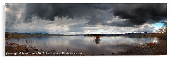 The Lakes' Shore Acrylic by Mark Lucey