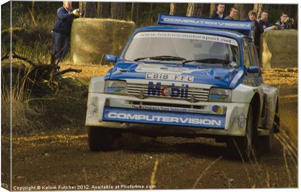 Historic Metro 6R4 of Rallying Canvas Print by Kelvin Futcher 2D Photography