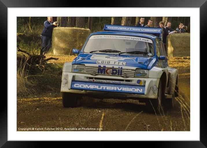 Historic Metro 6R4 of Rallying Framed Mounted Print by Kelvin Futcher 2D Photography