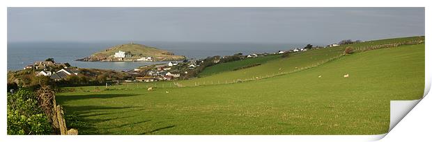 Bigbury-on-Sea & Burgh Island Print by James Rennick