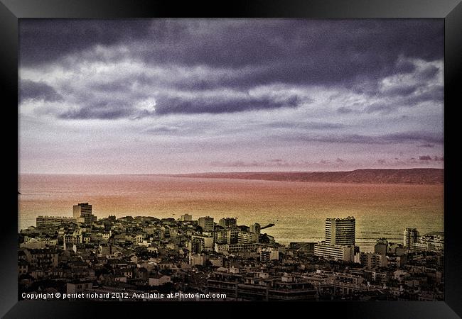 Marseille hdr vision Framed Print by perriet richard