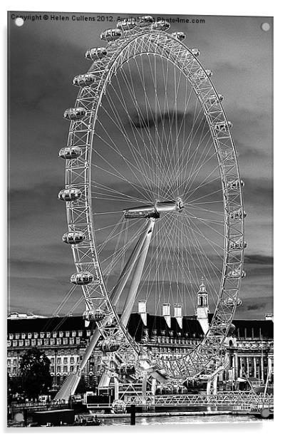 THE LONDON EYE Acrylic by Helen Cullens
