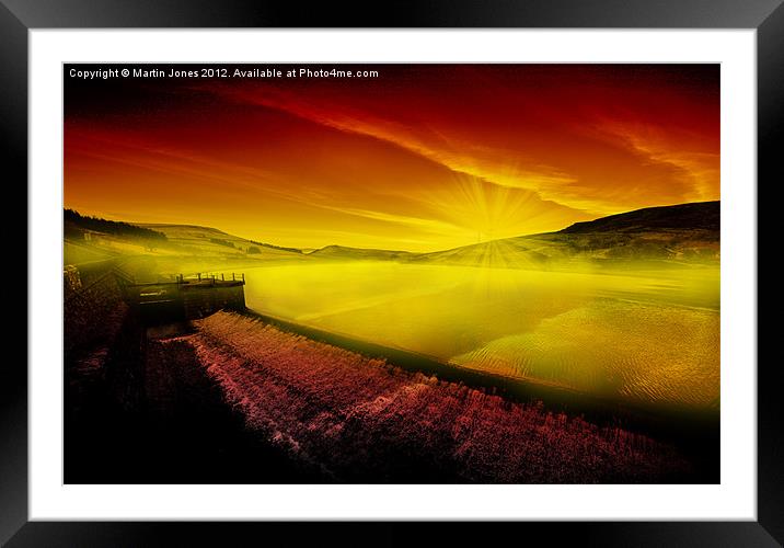 Mist on the Tops Framed Mounted Print by K7 Photography