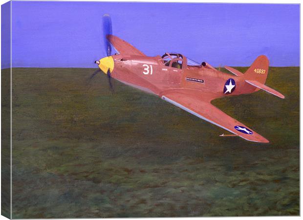 Bell P-39 Airacobra Canvas Print by Olive Denyer
