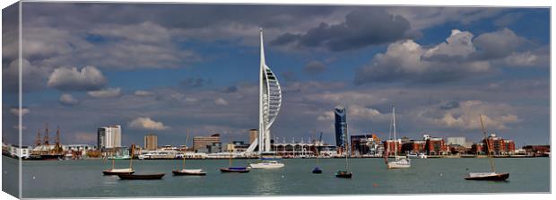 Portsmouth Waterfront Canvas Print by Phil Clements