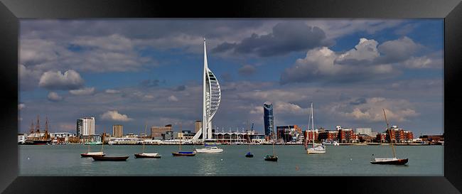 Portsmouth Waterfront Framed Print by Phil Clements