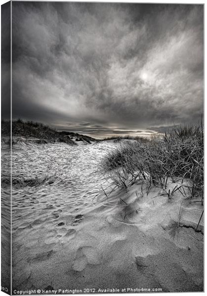 The view to the dunes Canvas Print by Kenny Partington