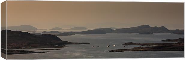 Summer Isles  Scotland Panorama Canvas Print by Derek Beattie
