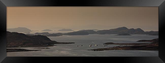 Summer Isles  Scotland Panorama Framed Print by Derek Beattie