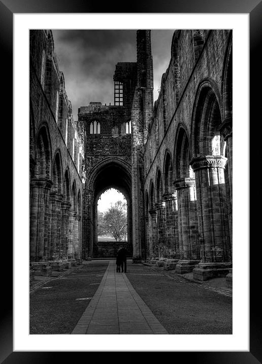 Kirkstall Abbey 1 Framed Mounted Print by Andrew Holland
