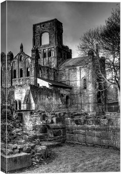 Kirkstall Abbey 2 Canvas Print by Andrew Holland