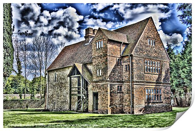 Temple Manor, Rochester Kent Print by Dawn O'Connor