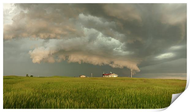 Storm View Print by mark humpage