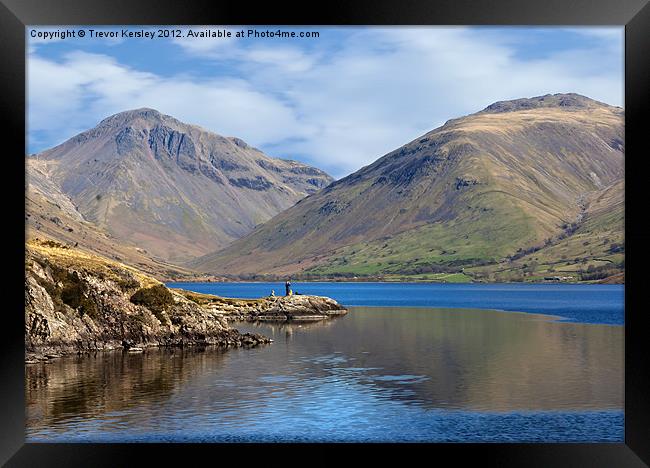 Wastwater - Lake District Framed Print by Trevor Kersley RIP