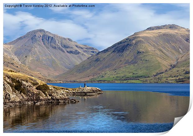 Wastwater - Lake District Print by Trevor Kersley RIP