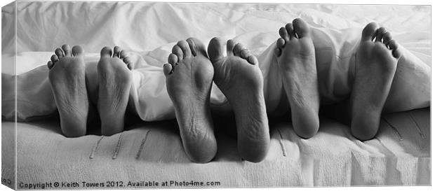 Feet And Toes Canvases and Prints Canvas Print by Keith Towers Canvases & Prints