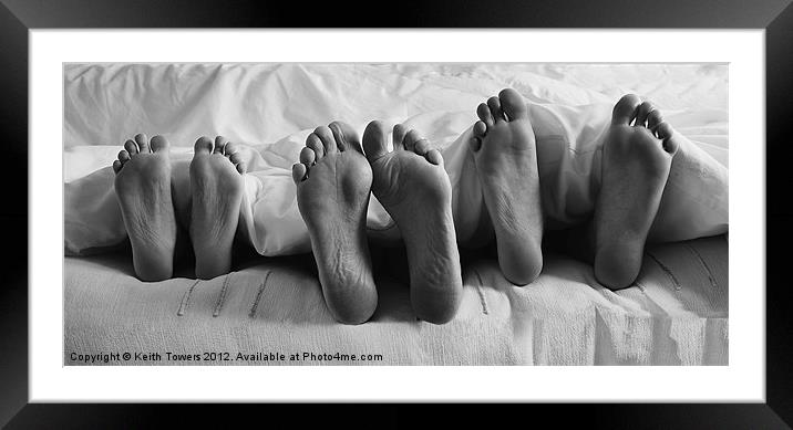 Feet And Toes Canvases and Prints Framed Mounted Print by Keith Towers Canvases & Prints